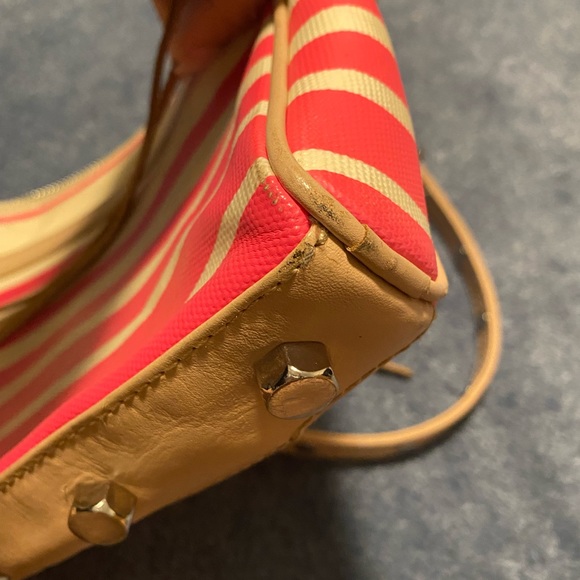 Rebecca Minkoff Pink/White Canvas Crossbody Bag - Picture 14 of 16